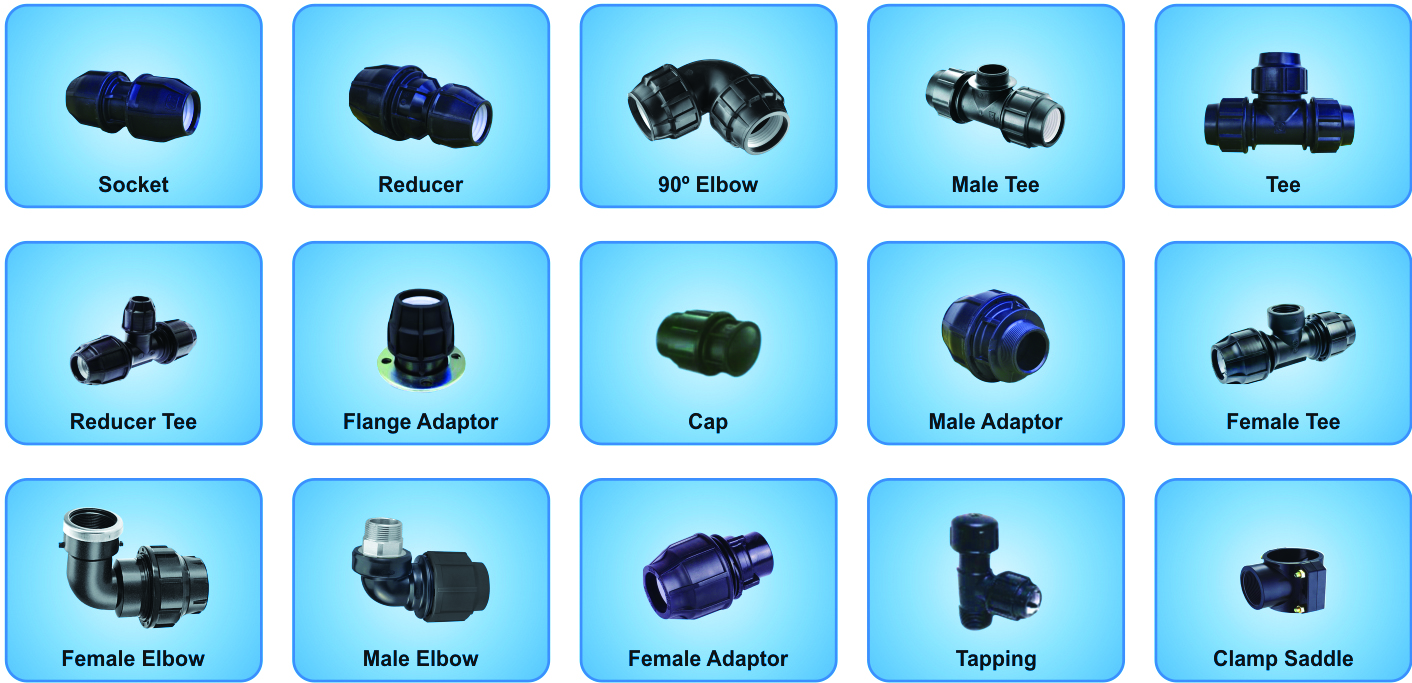 PP Compression Fittings