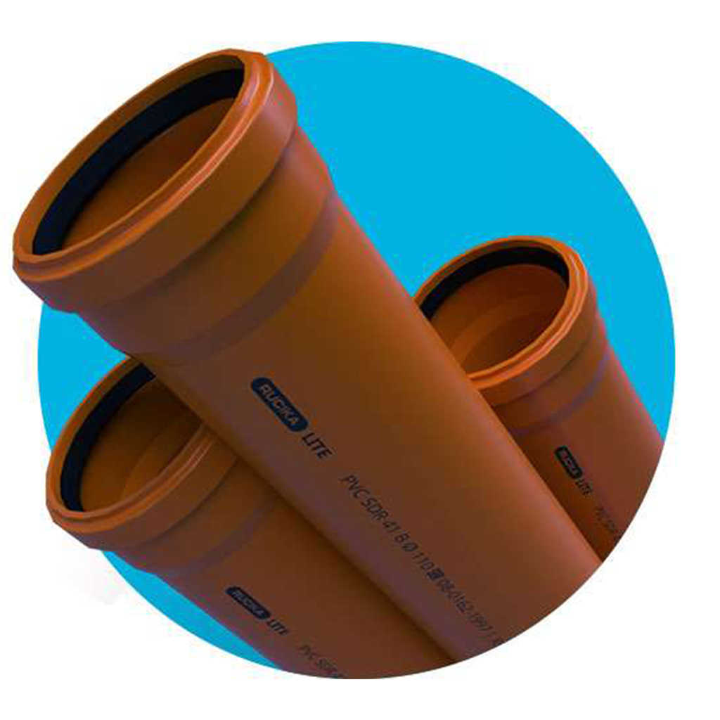 Pipa PVC limbah siap pasang