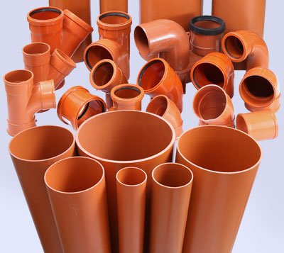 Pipa PVC limbah